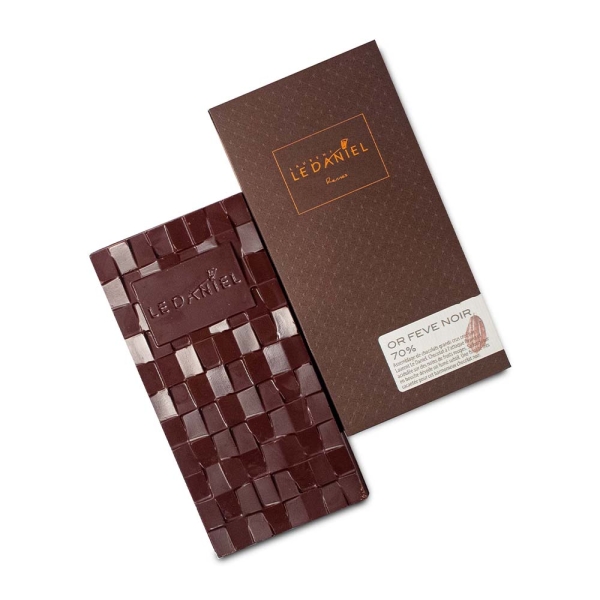 tablette chocolat grand cru chocolat noir pure origine laurent le daniel chocolatier rennais 