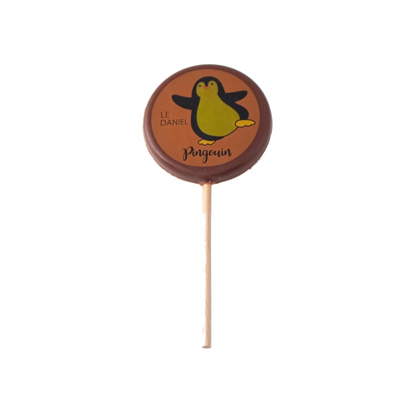 sucette lait sucette chocolat au lait fait maison maison le daniel laurent le daniel mof meilleur ouvrier de france patisserie à rennes ille et vilaine bretagne
