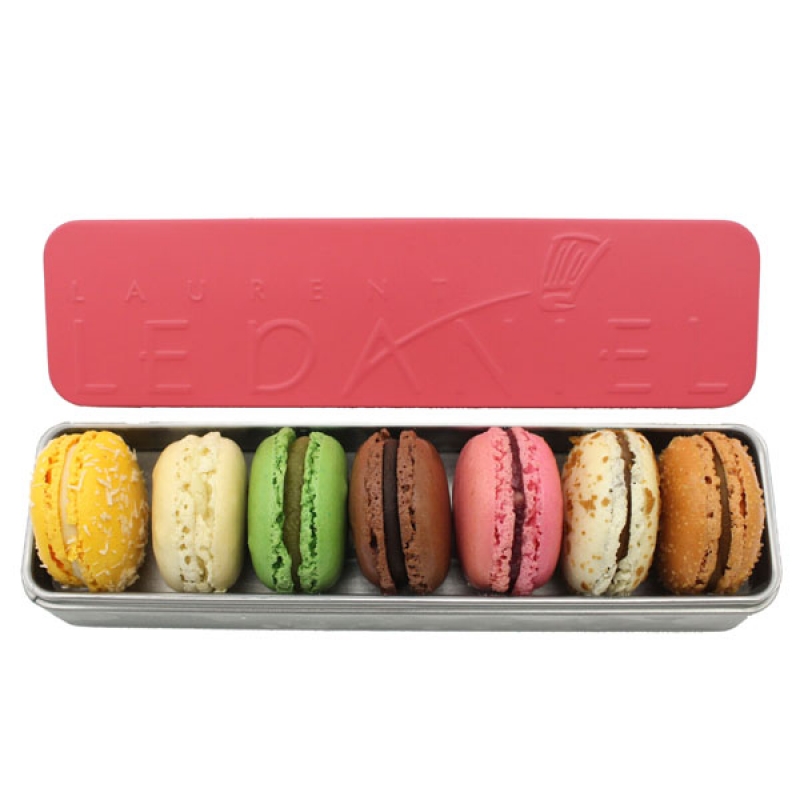 Coffret 7 macarons laurent le daniel rennes meilleur ouvrier france