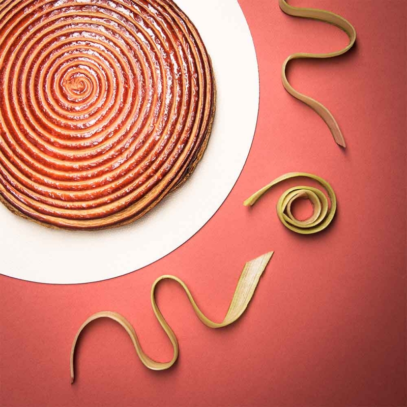 Galette Rhubarbe Galette des rois épiphanie rhubarbe édition limitée 6 janvier