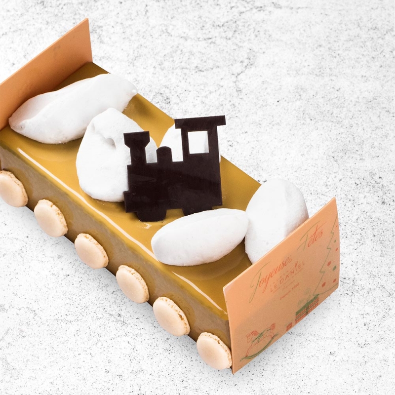 Bûche Nuage buche nuage buche au chocolat de qualité à rennes mof laurent le daniel meilleur ouvrier de france à Rennes patisserie haut de gamme desserts de noel buches de noel dessert exceptionnel pour fêtes de fin d'année idées de dessert pour le réveillon de noel