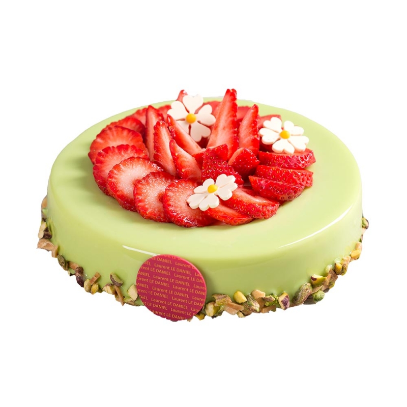 Capsuna capusna dessert entremets gâteaux fruits rouges fraises pistaches dessert frais original maison le daniel mof meilleur ouvrier de france patisserie à rennes dessert idées de dessert ce week end anniversaire rennes ille et vilaine bretagne