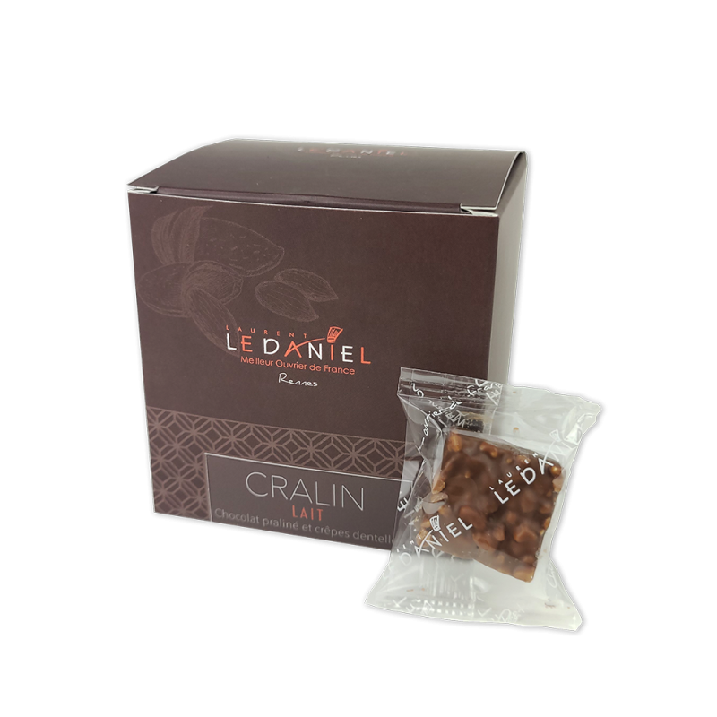 bonbon chocolat cœur praliné croustillant offrir idée cadeau envoi expédition colis colissimo Spécialités bretonnes Laurent le daniel patisserie le daniel maison le daniel mof meilleur ouvrier de France artisan patisserie traditionnelle française tarte fruit bonbon chocolat macaron confiserie caramel biscuit glace spécialité bretonne viennoiserie traiteur cocktail snacking formule déjeuner salon de thé magasins rennes centre ville bretagne relais desserts haut de gamme