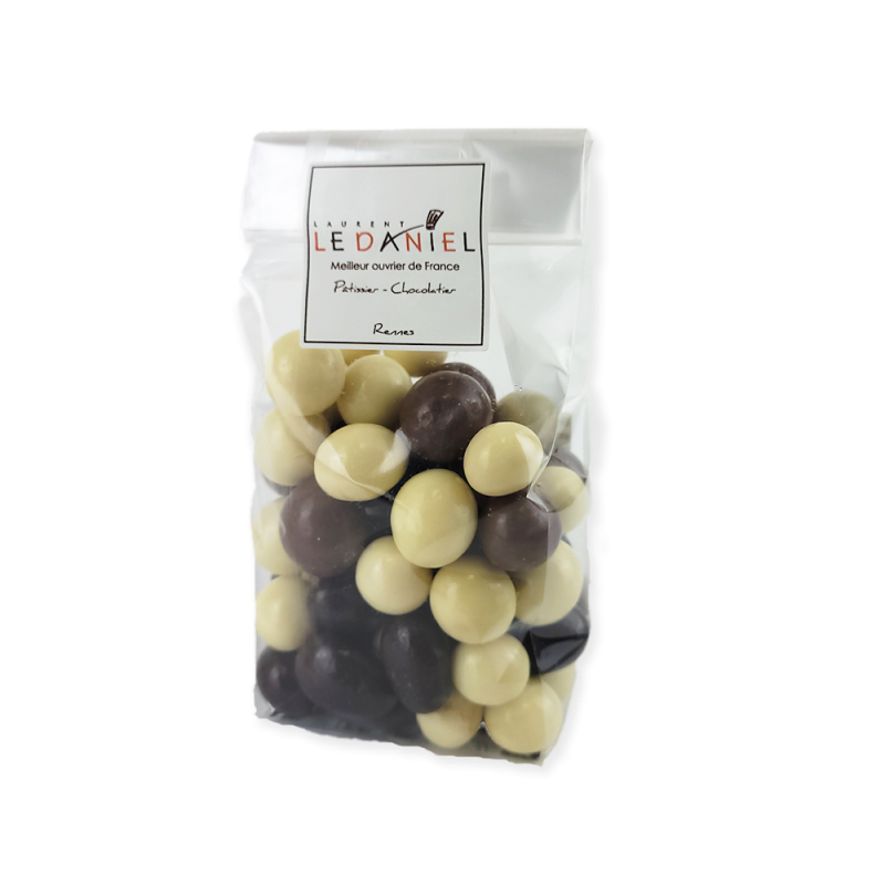billes crunchy croustillantes amandes enrobées noisettes enrobées maïs soufflé enrobé nougatine enrobée