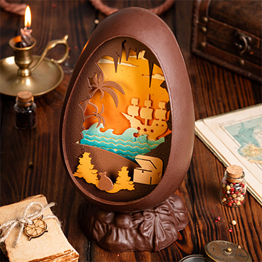 oeuf bateau pirate corsaire paques laurent le daniel rennes meilleurs ouvrier de france