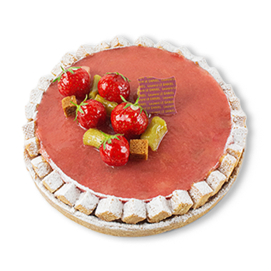 tarte fraise rhubarbe