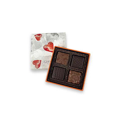 caoffret 4 chocolats fete des meres